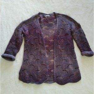 Maurices Open Knit Cardigan Sweater